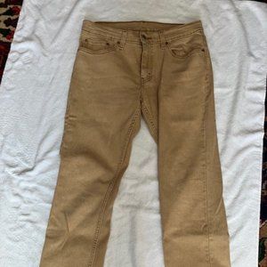 Brown Levi's Mens 511 Jeans - Tag Size 32"x32"